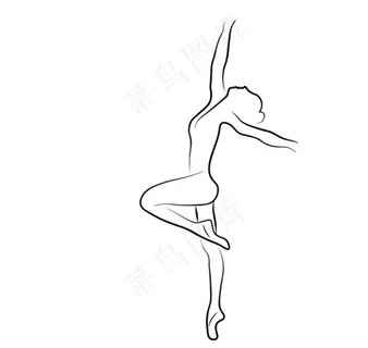女性线条  舞蹈图片