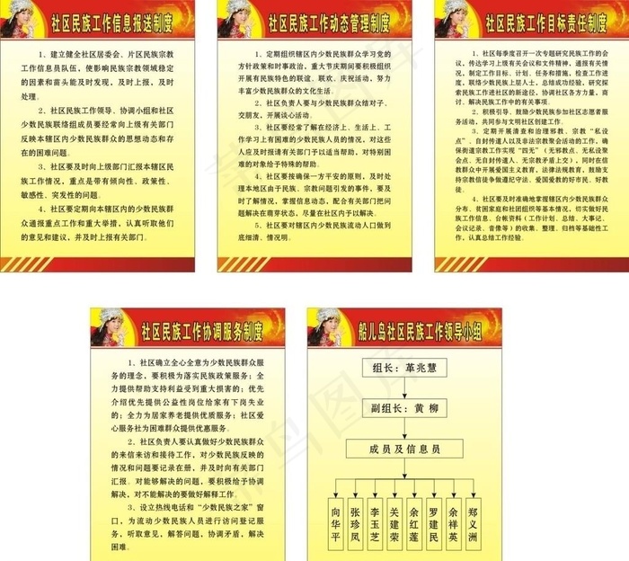 民族工作制度图片