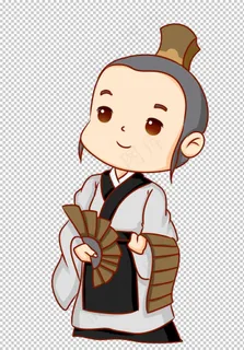 古代学子免抠元素图片