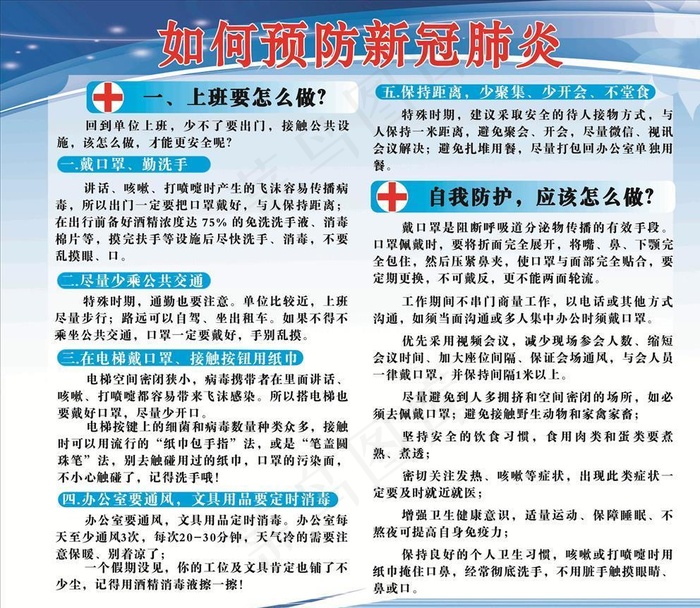 如何预防新冠肺炎图片cdr矢量模版下载
