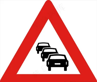 交通图标系列  车辆排队图标图片