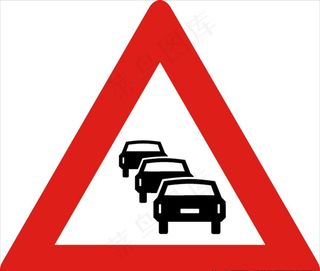 交通图标系列  车辆排队图标图片