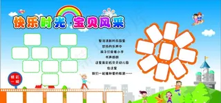 幼儿园照片墙图片