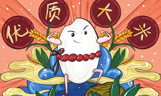 大米插画图片 大米插画图片