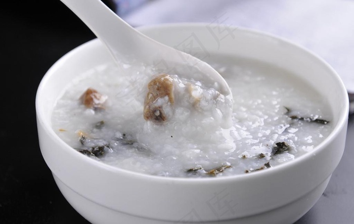 菜干咸骨粥图片