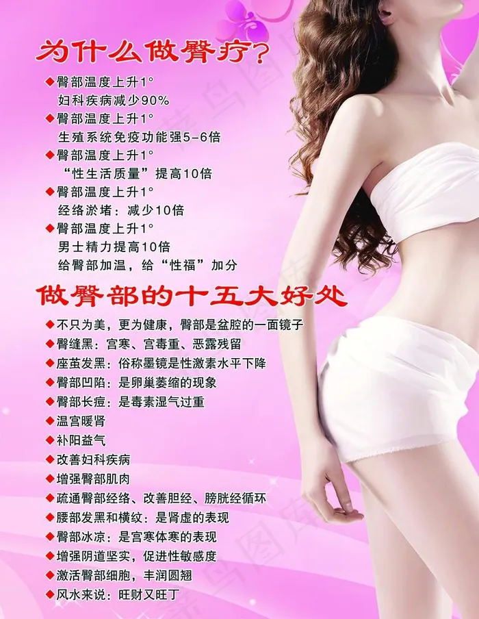 臀疗 好处 为什么臀疗图片(4724X6299(DPI:200))psd模版下载