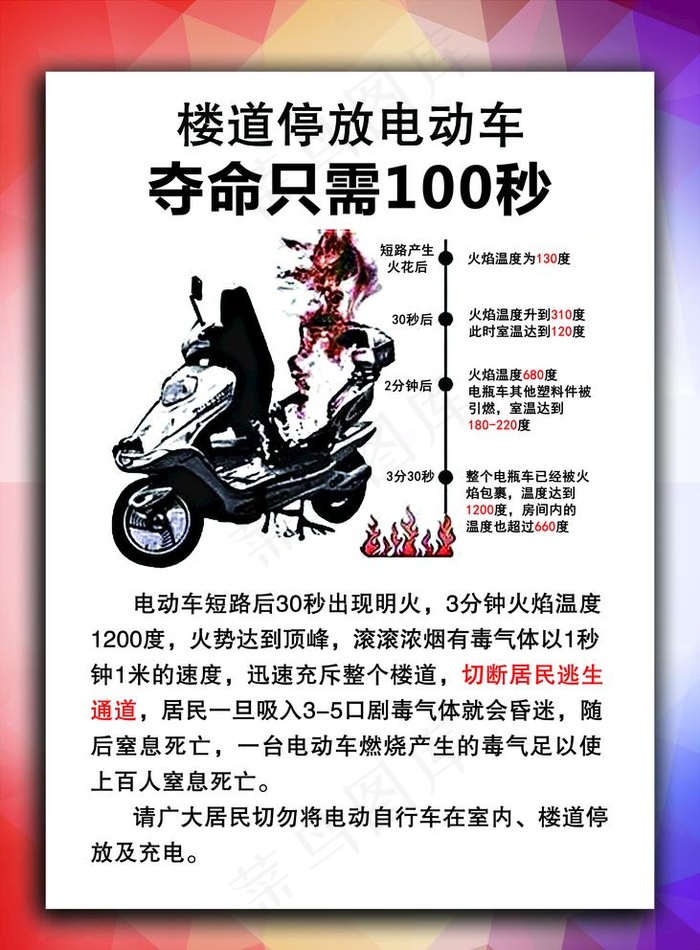 电动车夺命100秒图片(5906X8268(DPI:300))psd模版下载