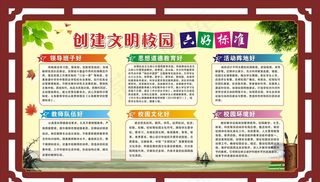 文明校园六好标准图片