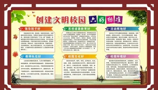 文明校园六好标准图片