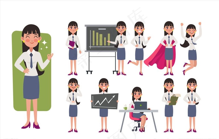 职场人员图片