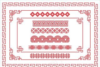 中国风边框矢量素材图片