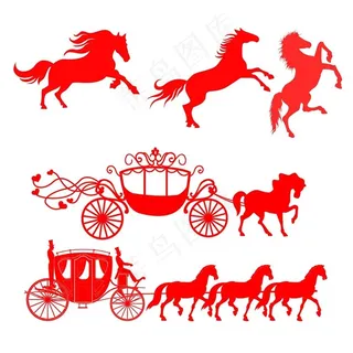 欧式马车图片