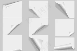 空白纸张样机图片