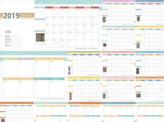 2019年周计划行程本内页图片