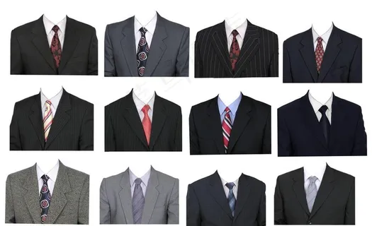 证件西装照图片