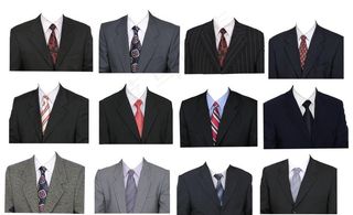 证件西装照图片