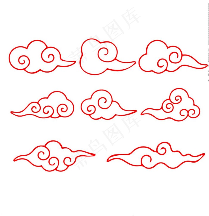 祥云 祥云边框 礼盒花纹 祥云图片