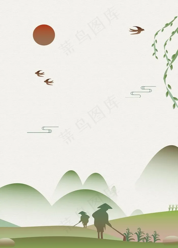 中国风背景图片(3543X4724(DPI:150))psd模版下载