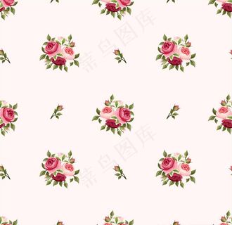 玫瑰花矢量循环素材图片