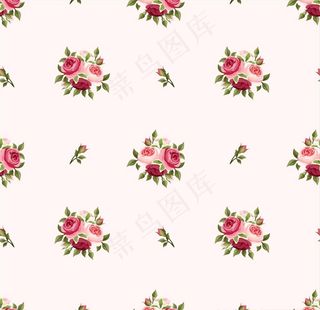 玫瑰花矢量循环素材图片