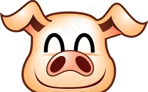 猪头 卡通猪图片