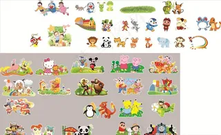 卡通图案 幼儿园墙面 异形图片
