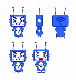 路由器吉祥物图片