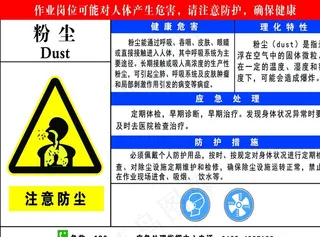注意粉尘图片