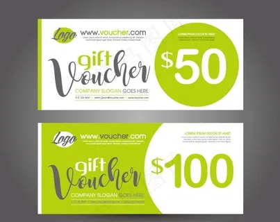 矢量优惠券代金券设计图片