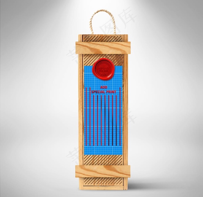葡萄酒瓶子布袋子包装效果图样机图片