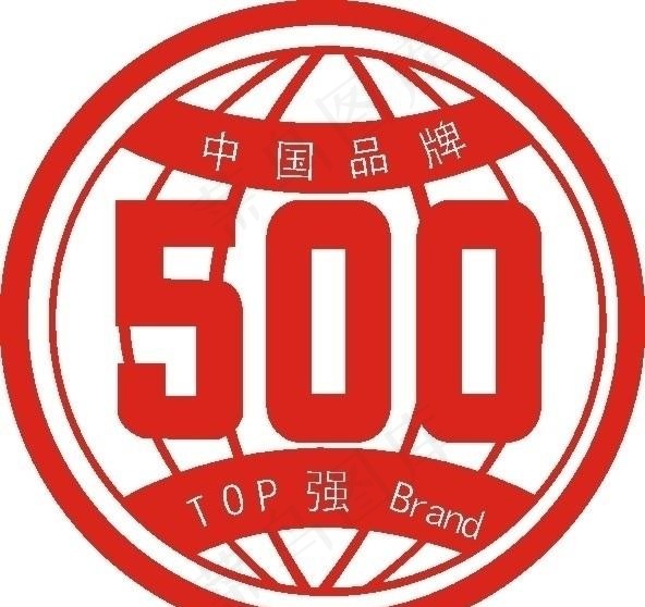 中国品牌500强图片cdr矢量模版下载