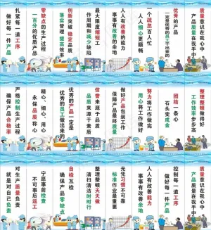 公司企业文化标语口号展板模板图片