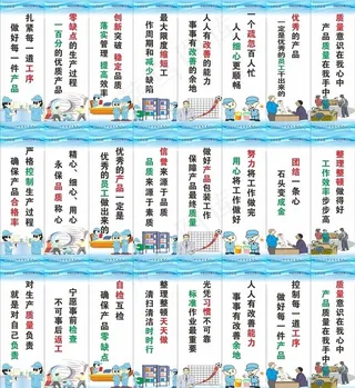 公司企业文化标语口号展板模板图片