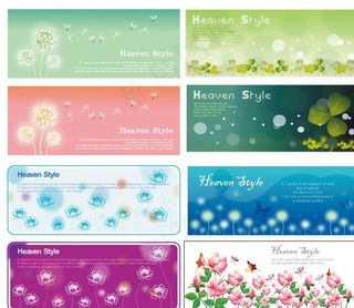 蒲公英 四叶草 花卉图片