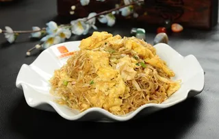 白菜粉丝炒鸡蛋图片