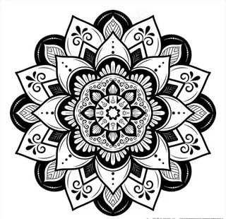 曼陀罗图案图片