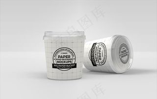 饮品包装杯样机图片