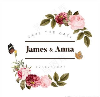 复古花边框图片