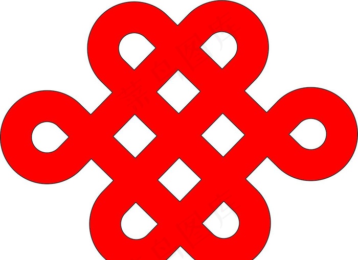 中国结图片cdr矢量模版下载