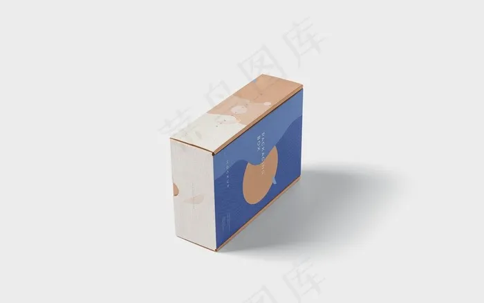 纸箱样机图片psd模版下载