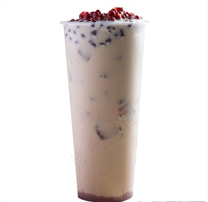 红豆奶茶图片