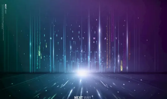 网络科技城市合成背景图片