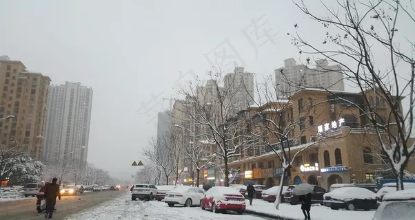 城市雪景图片 城市雪景图片