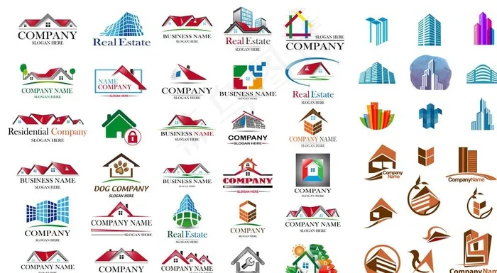 卡通房屋矢量素材图片ai矢量模版下载