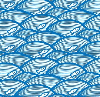 日式水波花纹图案图片