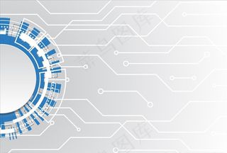 圆形科技背景图片