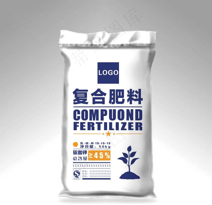 肥料包装图片psd模版下载