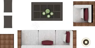 彩平沙发组合图片