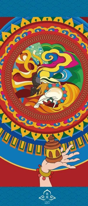 藏文化八宝图片