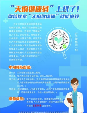 新型冠状病毒天府健康通图片